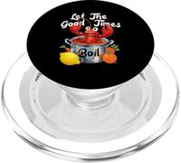 Let The-Good Times Bollire Divertente Crawfish Bollire Mardi Gras Cajun PopSockets PopGrip per MagSafe