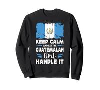 Let The Guatemalan Girl Handle it Guatemala Flag Felpa