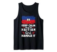 Let The Haitian Girl Handle it Haiti Flag Canotta