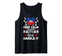 Let The Haitian Girl Handle it Haiti Flag Canotta