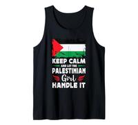 Let The Palestinian Girl Handle it Palestine Flag Canotta