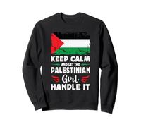Let The Palestinian Girl Handle it Palestine Flag Felpa