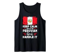 Let The Peruvian Girl Handle it Peru Flag Canotta