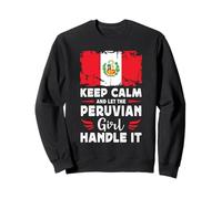 Let The Peruvian Girl Handle it Peru Flag Felpa