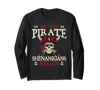Let The Pirate Shenanigans Begin - Costume Pirata Buccaneer Maglia a Manica