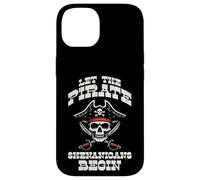 Let The Pirate Shenanigans Begin Costume Uomini Donne Ragazzi Bambini Custodia per iPhone 14