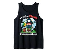 Let The Pirate Shenanigans Begin Golf Cute Boys Kids Bambino Canotta