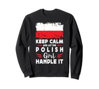 Let The Polish Girl Handle it Poland Flag Felpa