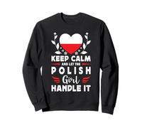 Let The Polish Girl Handle it Poland Flag Felpa