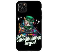 Let the Shenanigans Begin! DJ Cat Music St Patrick’s Humor Custodia per iPhone 11 Pro Max
