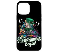 Let the Shenanigans Begin! DJ Cat Music St Patrick’s Humor Custodia per iPhone 13 Pro Max