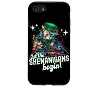 Let the Shenanigans Begin! DJ Cat Music St Patrick’s Humor Custodia per iPhone SE (2020) / 7/8