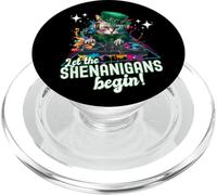 Let the Shenanigans Begin! DJ Cat Music St Patrick’s Humor PopSockets PopGrip per MagSafe
