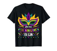 Let The Shenanigans Begin Mardi Gras Carnival Maglietta