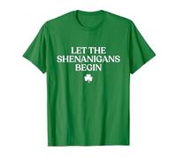 Let The Shenanigans Begin Shirt Funny St Patricks Day Irish Maglietta
