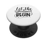 Let The Shenanigans Begin | St Patricks Day PopSockets PopGrip Adesivo