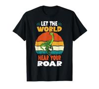 Let The World Hear Your Roar Elaphrosaurus Dinsosaur Lovers Maglietta