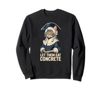 Let Them Eat Cemento Calcestruzzo Meme Marie Antoinette Cat Felpa