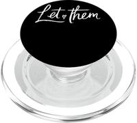 Let Them Handwritten Script Frase Ispirazione Crescita PopSockets PopGrip per MagSafe