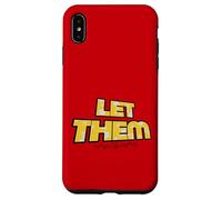 Let Them Mental Health Self Love Affirmation Quote Custodia per iPhone XS Max