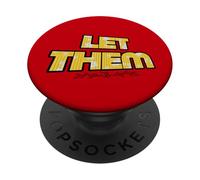 Let Them Mental Health Self Love Affirmation Quote PopSockets PopGrip Adesivo