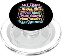 Let Them Misunderstand You Motivational Inspirational Citazione PopSockets PopGrip per MagSafe