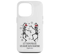 Let Them Praise His Name with Dancing Christmas Psalm 149:3 Custodia per iPhone 13 Pro