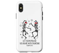 Let Them Praise His Name with Dancing Christmas Psalm 149:3 Custodia per iPhone X/XS