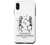 Let Them Praise His Name with Dancing Christmas Psalm 149:3 Custodia per iPhone XS Max