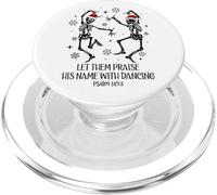 Let Them Praise His Name with Dancing Christmas Psalm 149:3 PopSockets PopGrip per MagSafe