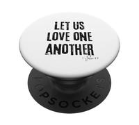 Let Us Love One Another 1 Giovanni 4:7 Versetto Bibbia Gentilezza PopSockets PopGrip Adesivo