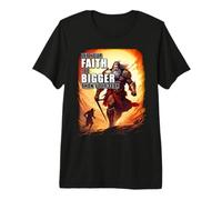 Let Your Faith Be Bigger Than Your Fear - David Goliath Epic Maglietta Premium