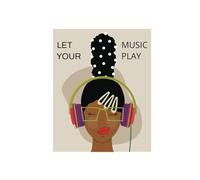 LET YOUR MUSIC PLAY: A Music Journal for the Eclectic Soul, 75 Blank Pages for Lyrics & Melodies