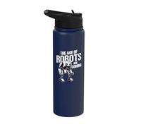 L'età dei robot sta arrivando programmatore programmazione è 10% Stainless Steel Insulated Water Bottle