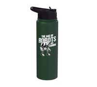 L'età dei robot sta arrivando programmatore programmazione è 10% Stainless Steel Insulated Water Bottle