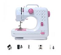 LetCart 505 Macchina da Cucire Elettrica Portatile con 12 Punti Regolabili, Mini Macchina da Cucire per Principianti e Bambini, Cucitrice Portatile per Creativo, Professionale, Braccio Libero (Rosa)