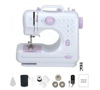 LetCart 505 Macchina da Cucire Elettrico Portatile con 2 Velocità e 12 Punti. con Pedale, Cucitrice Portatile per Tessuti con Luce LED per Facile Utilizzo, Perfetta per Tessuti, Abbigliamento, DIY