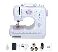 Letcart 505a Macchina Da Cucire Elettrica Portatile Con 12 Punti Di Cucitura, Mini Macchina Da Cucire Portatile Con Pedale, Tagliafilo E Luce Da Lavoro Per Principianti Professionisti Fai Da Te