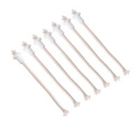 LetCart Ceramic Holders Torch Wine Bottle Oil Candle Lamp Heat Resistant Kerosene Wick White Set Kit Romantic Home Decor