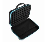 LetCart Essential Oil Carrying Case,Oils Carrying Case Roller Bottle Hard Shell Case 60 Bottles Storage Organizer (Blue)