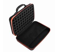 LetCart Essential Oil Carrying Case,Oils Carrying Case Roller Bottle Hard Shell Case 60 Bottles Storage Organizer (Red)