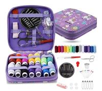 LetCart Kit da Cucito da Viaggio, Set da Cucito, Accessori per Cucire Professionale con Aghi, Filo, Forbici, Bottoni e Molto, con Custodia, per Principianti, Adulti, Emergenze (69 Pezzi)
