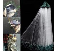 LetCart Nassa da Pesca Pieghevole Portatile - Rete per Pesci 1m x 20m, Monofilamento Malla Pequeña con Flotador, Red Trampa