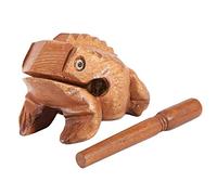 LetCart Rana Portafortuna in Legno Che Gracchia, Artigianato Tradizionale Tailandese Rana Portafortuna in Legno Che Gracchia Strumento Musicale Decorazioni Per L'home Office(12,7 cm)