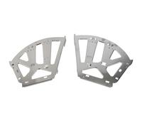 LetCart Stainless Steel Shoes Cabinet Hinges Heavy Duty Proof Flip Hinge Replacement Fittings for Shoe Rack Drawer Cabinet Silver 2Pcs (3 Tier)