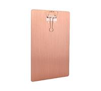LetCart Tavola da disegno in metallo, tavoletta portablocco sospensibile in oro rosa per scrivere e dipingere, resistente all'usura, resistente ai graffi, portablocco per allattamento