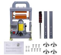 LetCartMaker 5 toni, pressa idraulica manuale, 600 W, doppia piastra di riscaldamento, macchina di estrazione dell'uvina, grigio - pressa per l'estrazione dell'olio, stampa tessile e artigianato
