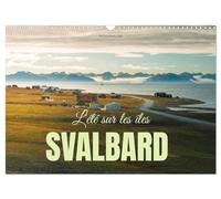 L'été sur les îles Svalbard (Calendrier mural 2026 DIN A3 vertical), CALVENDO calendrier mensuel: Glaciers, mousse et maisons colorées