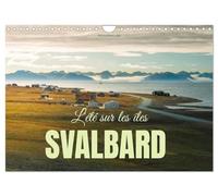 L'été sur les îles Svalbard (Calendrier mural 2026 DIN A4 vertical), CALVENDO calendrier mensuel: Glaciers, mousse et maisons colorées