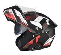 Letetexi Casco Modulare Moto Bluetooth Integrato Certificazione ECE Caschi Modulari Apribili Dual Visor Anti-Fog Caschi, Casco Moto Integrale Full Face Freddo per Uomini Donne 57~64cm